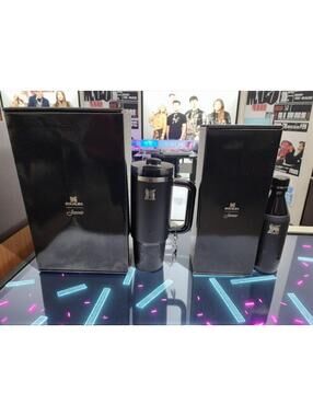 🥳STANLEY X JENNIE BLACK PINK QUENCHER LUXE 30OZ TUMBLER N 12OZ SLIM BOTTLE